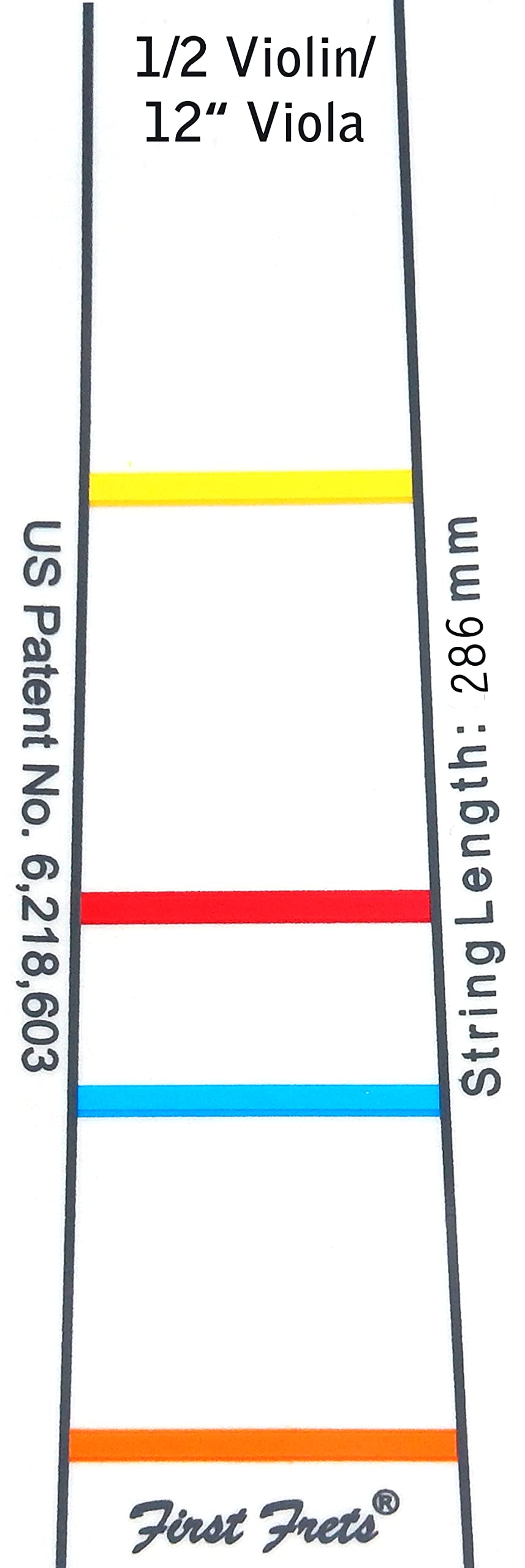 First Fret For 1/2 Violin / 12    Viola